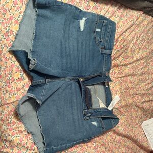 Levi's Classic Blue Denim Shorts
